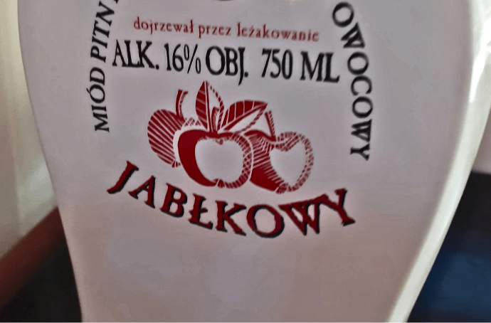 Miód Pitny Jaros Dwójniak Jabłkowy etykieta